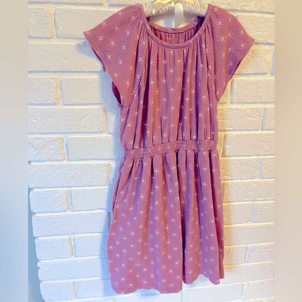 Carter’s- Girls Floral Mauve Dress